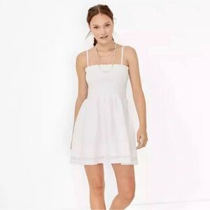 American Eagle Outfitters White Mini Dress